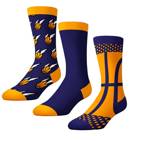 CrazyUniverse Basketball Kids Crew Socks (3 Pack)