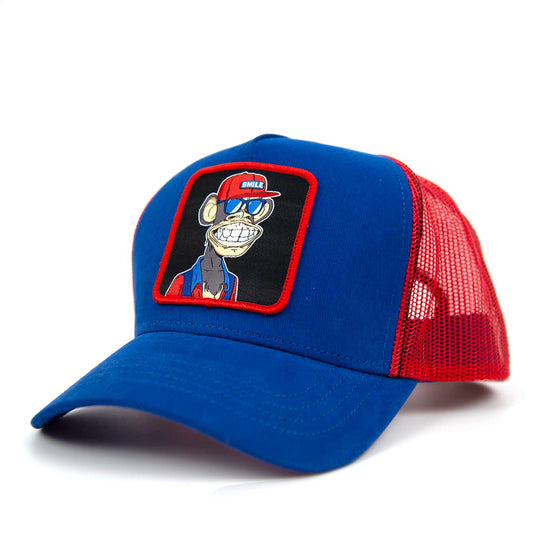 CRAZYUNIVERSE Bored of director Smile Trucker Hat