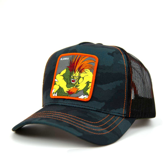 CRAZYUNIVERSE Street Fighter Blanka Trucker Hat
