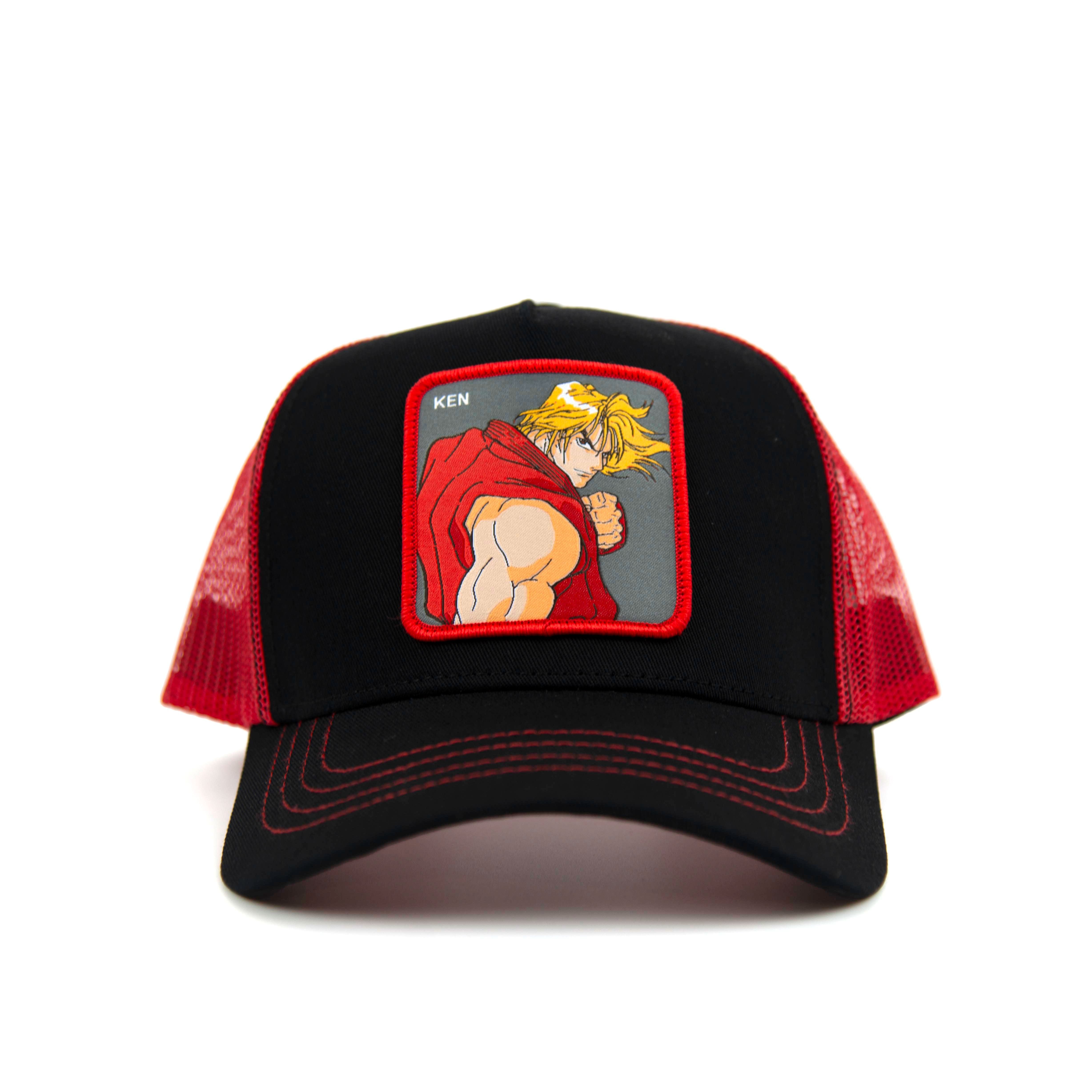 CRAZYUNIVERSE Street Fighter Ken Trucker Hat | CRAZYBOXER